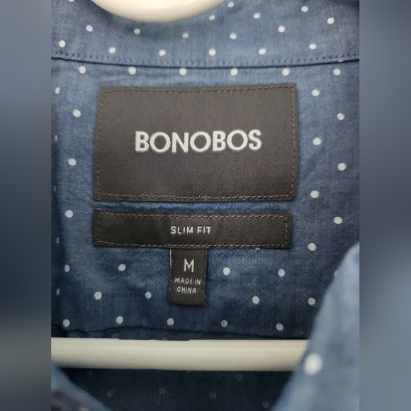 Bonobos slim fit button down in Mini dot - Picture 2 of 6